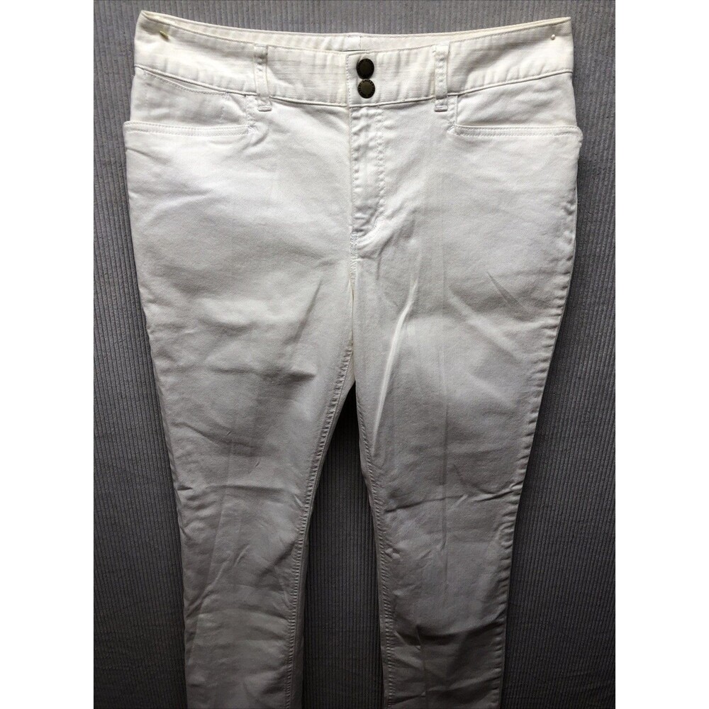 Lauren Ralph Lauren Jeans Size 12 White Slash Pockets